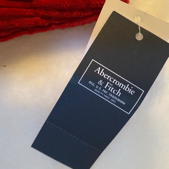 NWT Abercrombie & Fitch Red Wide Corduroy Pants - Picture 10 of 14